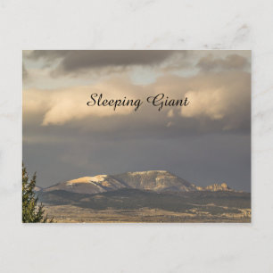 Montana Sleeping Giant in Sunlight Vykort