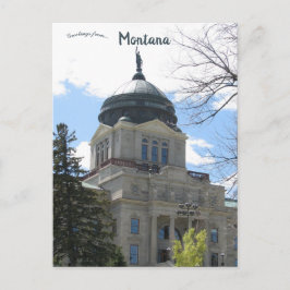 Montana State Huvudstad Helena Montana Postcard Vykort