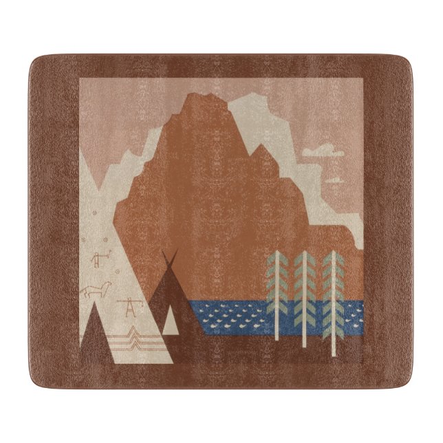 Montana State: Indianstammar, Berg, Prärielandskap (Framsidan)