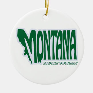 Montana State Julgran Ornament