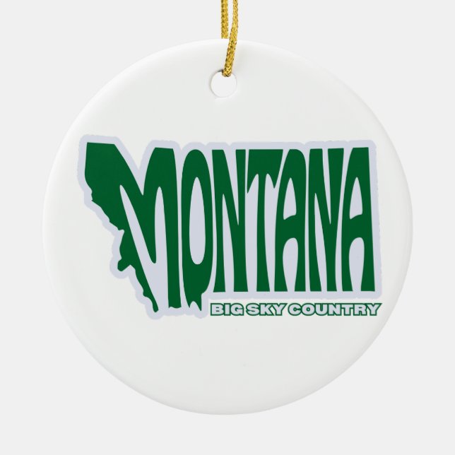Montana State Julgran Ornament (Framsidan)