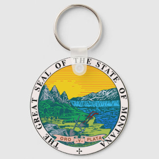 Montana State Seal Nyckelring
