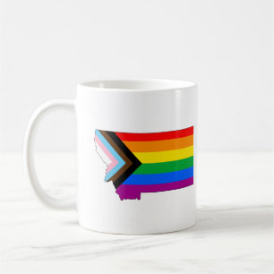 Montana State Stolthet HBTQ Progress Stolthet Kaffemugg