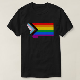 Montana State Stolthet HBTQ Progress Stolthet T Shirt