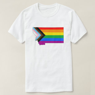 Montana State Stolthet HBTQ Progress Stolthet T Shirt