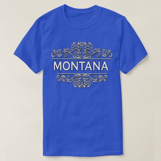 Montana State T Shirt (Design framsida)