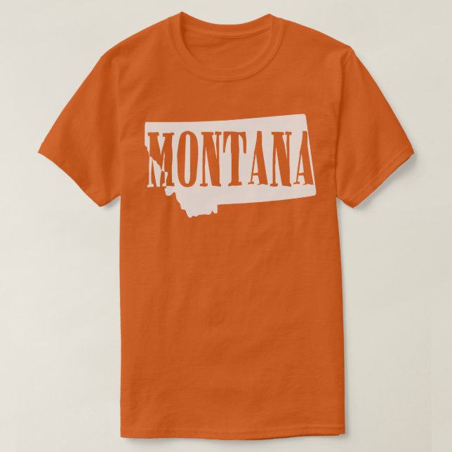 Montana State T Shirt (Design framsida)