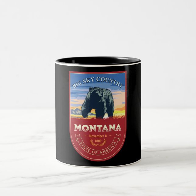 Montana State Two-Tone Coffee Mugg (Center)