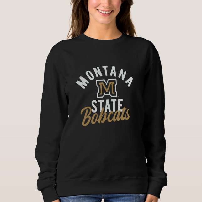 Montana State University Bobcats Classic Script T Shirt (Framsida)
