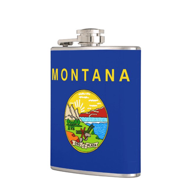 Montana Statlig flagga Design Fickplunta (Vänster)