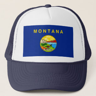 Montana Statlig flagga Design Keps