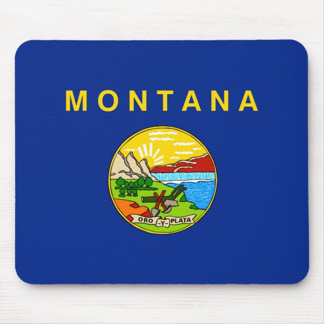 Montana Statlig flagga Design Musmatta (Framsidan)