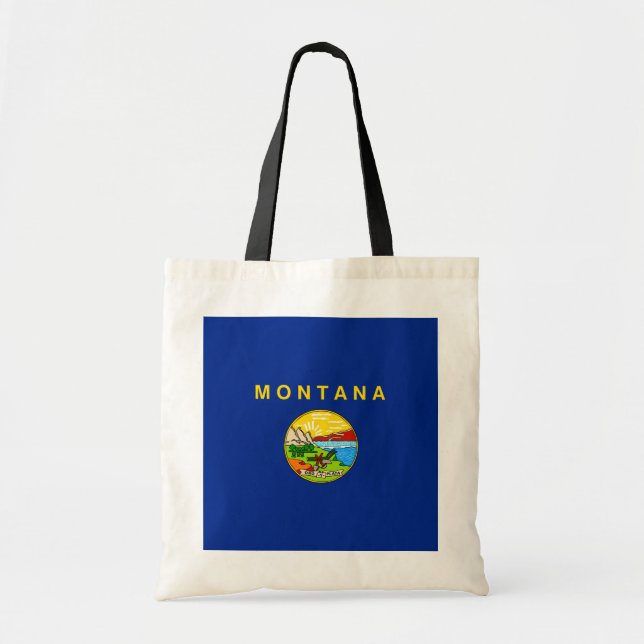 Montana Statlig flagga Design Tygkasse (Framsidan)