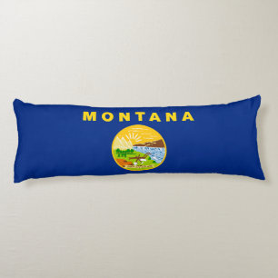 Montana Statlig flagga Kroppskudde