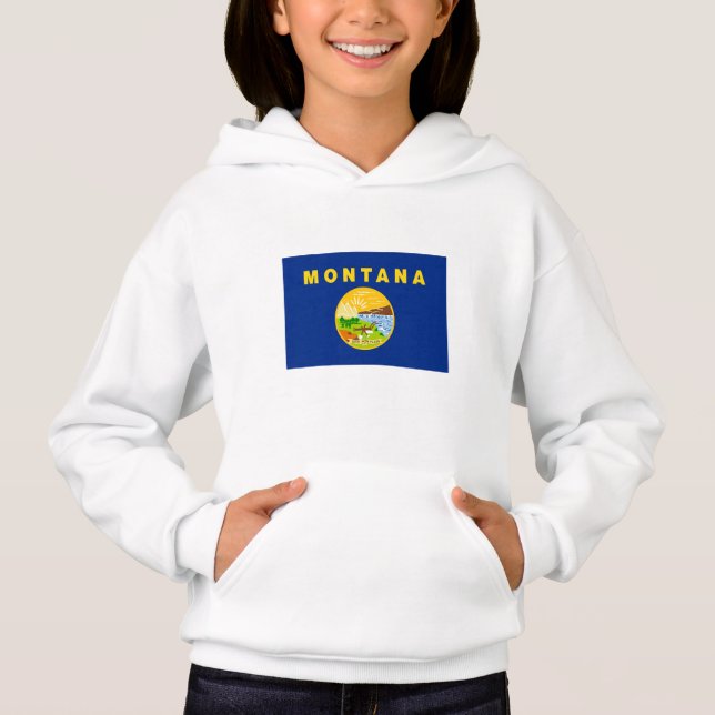 Montana Statlig flagga T Shirt (Framsida)