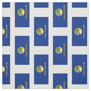 Montana statlig flagga tyg