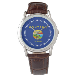Montana Statlig flagga Watch Design Armbandsur