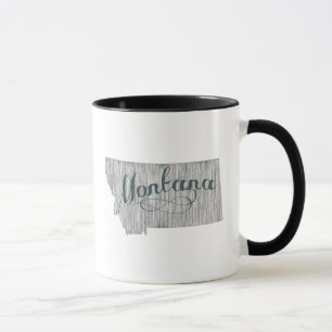 Montana statlig typografi mugg
