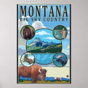 Montana statliga platser poster