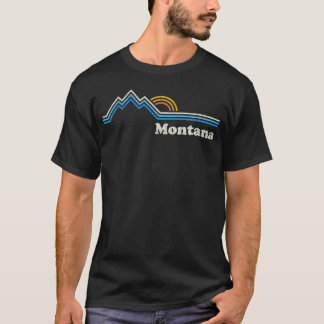 Montana Sunrise Mountains T Shirt