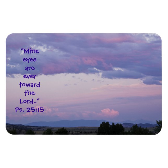 Montana Sunset Magnet w/Scripture Verse (Horisontell)