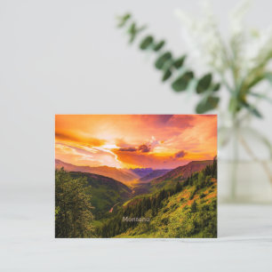 Montana Sunset Vykort