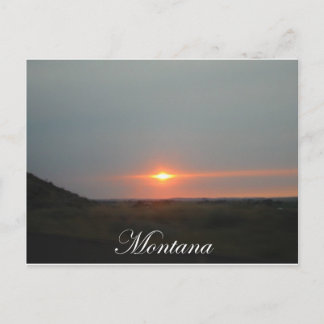 Montana Sunset Vykort