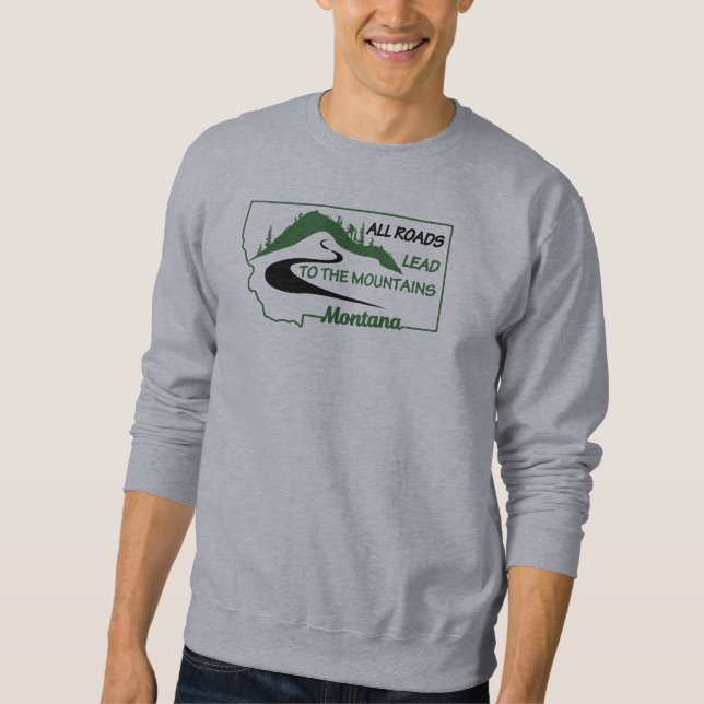 Montana T-Shirt Sweatshirt (Framsida)