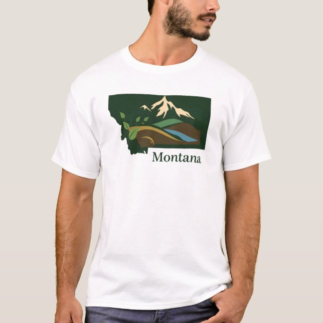 Montana T-Shirt V01 (Framsida)