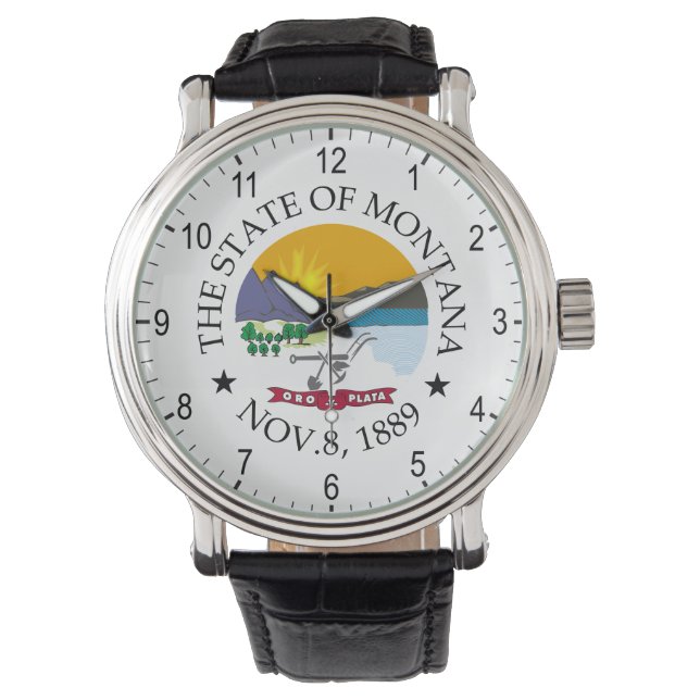 Montana-tecken Armbandsur (Framsida)