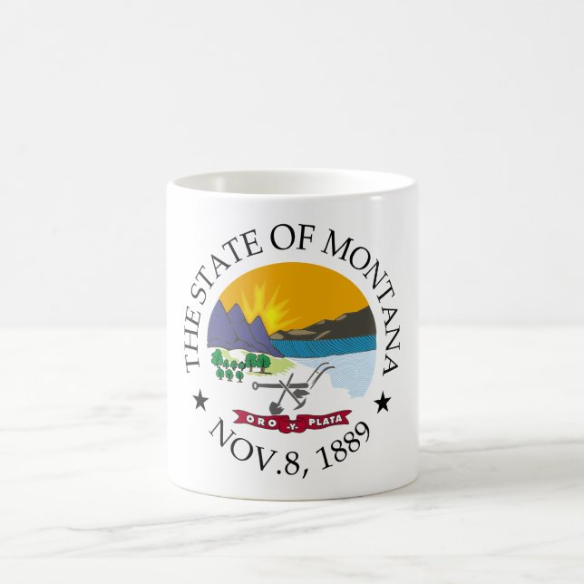 Montana-tecken Kaffemugg (Center)