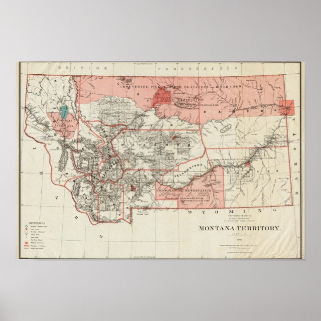 Montana Territory Poster (Framsidan)