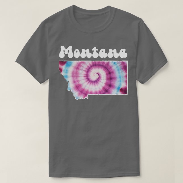 Montana Tie Dye T Shirt (Design framsida)