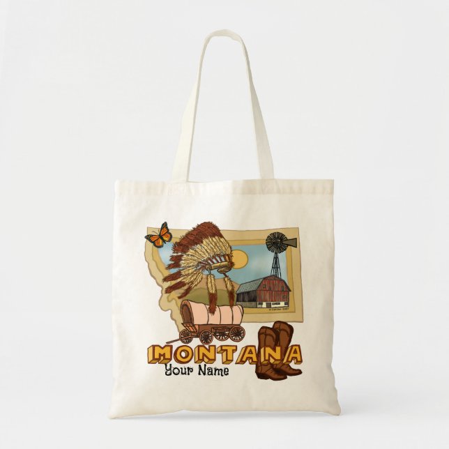 Montana Tote Bag Tygkasse (Framsidan)
