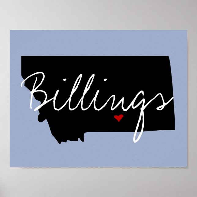 Montana Town Poster (Framsidan)