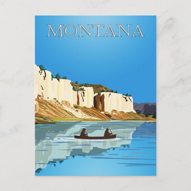 Montana Travel Postcard Vykort (Framsida)