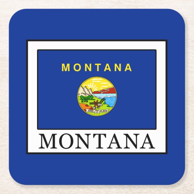 Montana Underlägg Papper Kvadrat (Framsidan)