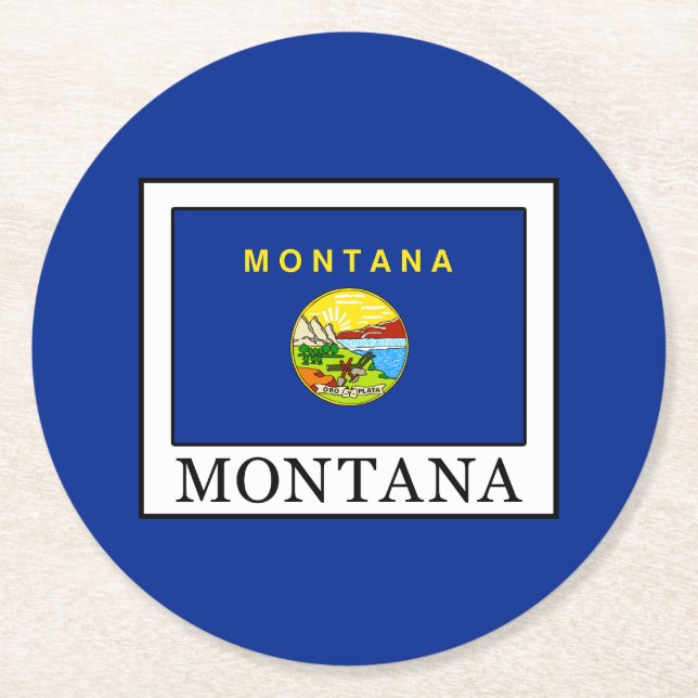 Montana Underlägg Papper Rund (Framsidan)
