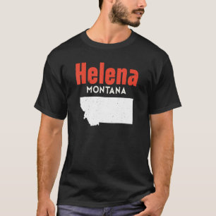 Montana Usa State America Travel Montanan Helena T Shirt