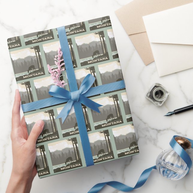 Montana | Välkommen till Stora Himlar Land Presentpapper (Gifting)