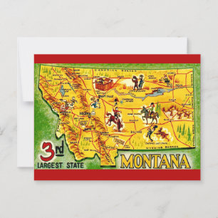 Montana Vintage Kartpostkort Vykort