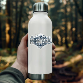 Montana Vinyl Sticker | Big Sky Country Mountain Klistermärken