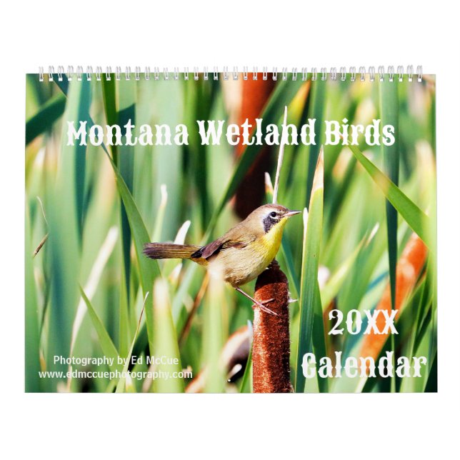 Montana Wetland Birds Kalender (Omslag)