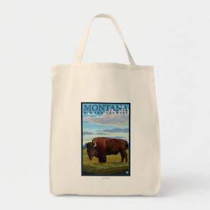 MontanaBison vintage resoraffisch Tygkasse