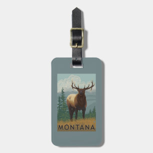MontanaElk plats Bagagebricka