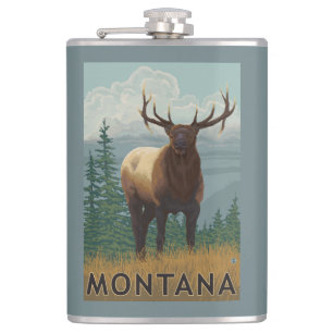 MontanaElk plats Fickplunta