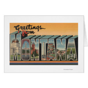MontanaLarge brev ScenesMontana Hälsningskort