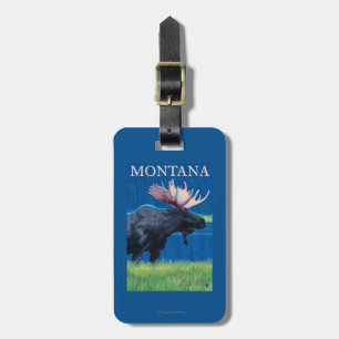 MontanaMoose vintage resoraffisch Bagagebricka
