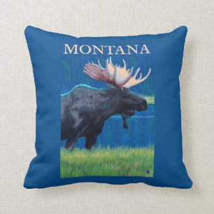 MontanaMoose vintage resoraffisch Kudde
