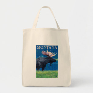 MontanaMoose vintage resoraffisch Tygkasse